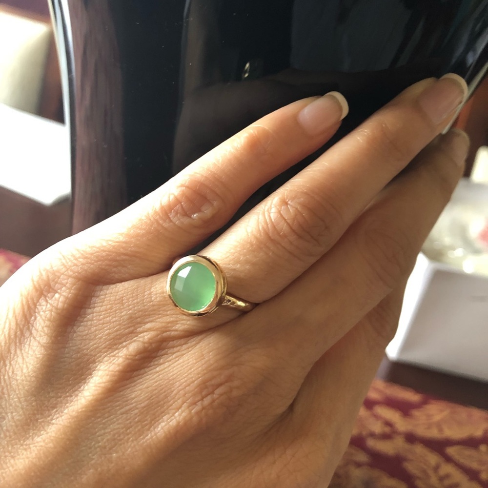 18k Gold Emerald Ring